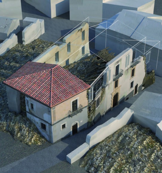 Shoring Historical Building – Villa Sant’ Angelo Aquila